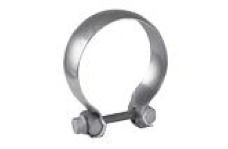 Universal Borla BOR Clamps & Accessories - 2.36in (60mm) T-304 Stainless Steel Half Moon/ Swivel Joint Clamp