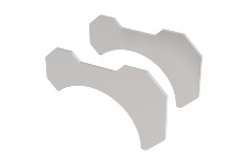 Universal Borla BOR Clamps & Accessories - Universal 2.25in T-304 Stainless Steel Pipe/Tube Bracket Kit