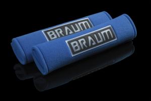 Universal (Can Work on All Vehicles) Braum Racing Harness Pads - Blue