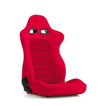 Universal (can work on all vehicles) Bride EUROSTER II Red Seat without Seat Heater
