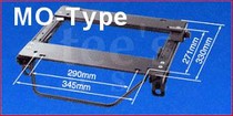 91-02 Supra Bride Type MO Bottom Reclining Seat Rail - Left Side (Includes Sliders)