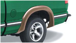 94-03 S-10 Pickup Regular & Extended Cab Models, 94-03 S-15 Sonoma Regular & Extended Cab Models Bushwacker Rear Extend-A-Fender® (2.25