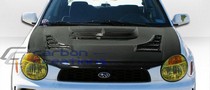 2002-2003 Subaru Impreza 4DR Carbon Creations C-1 Hood (Carbon Fiber)
