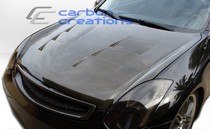 2003-2007 Infiniti G35 Coupe 2DR Carbon Creations TS-1 Hood (Carbon Fiber)