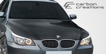 2004-2008 BMW 5 Series 4DR Carbon Creations OEM Style Hood (Carbon Fiber)