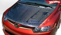 2006-2011 Honda Civic 2DR Carbon Creations Circuit Hood (Carbon Fiber)