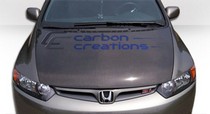 2006-2011 Honda Civic 4DR Carbon Creations OEM Style Hood (Carbon Fiber)