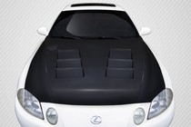 1992-2000 Lexus SC Carbon Creations TS-1 Hood (Carbon Fiber)