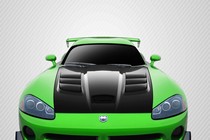 2003-2009 Dodge Viper Carbon Creations ACR Look Hood (Carbon Fiber)