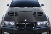 1992-1998 BMW 3 Series/M3 E36 2DR Carbon Creations DriTech GT-R Hood (Carbon Fiber)