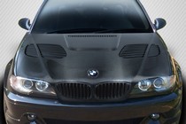 2004-2006 BMW 3 Series E46 2DR Carbon Creations DriTech GT-R Hood (Carbon Fiber)