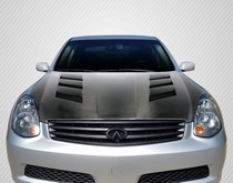 2003-2004 Infiniti G35 Sedan Carbon Creations DriTech AM-S Hood (Carbon Fiber)