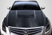2013-15 Cadillac ATS Carbon Creations DriTech AC-1 Hood (Carbon Fiber)