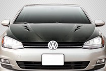 2015-2015 Volkswagen Golf/GTI Carbon Creations DriTech K Design Hood (Carbon Fiber)