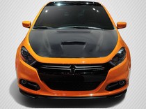 2013-2016 Dodge Dart Carbon Creations DriTech MP-R hood, 1 Piece