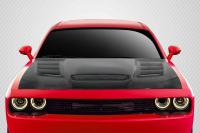 2008-2017 Dodge Challenger Carbon Creations Viper Look Hood