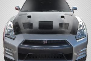 2009-2016 Nissan GT-R R35 Carbon Creations GT2 Hood - 1 Piece