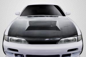1995-1996 Nissan 240SX S14 Carbon Creations D-Spec Hood - 1 Piece