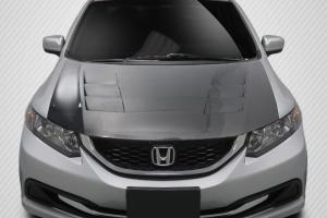 2012-2015 Honda Civic 4DR Carbon Creations TS-1 Hood