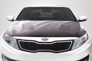 2011-2015 Kia Optima Carbon Creations TS-1 Hood - 1 Piece