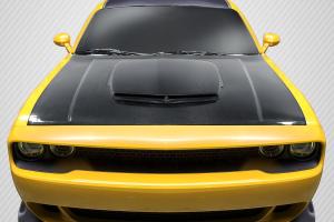 2008-2020 Dodge Challenger Carbon Creations TA Look Hood - 1 Piece