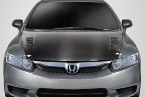 2006-2011 Honda Civic 4DR Carbon Creations Type M Hood - 1 Piece