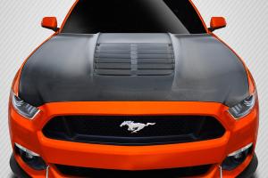 2015-2017 Ford Mustang Carbon Creations GT500 V2 Hood - 1 Piece