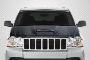 2005-2010 Jeep Grand Cherokee Carbon Creations SRT Look Hood - 1 Piece