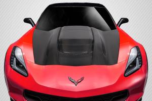 2014-2019 Chevrolet Corvette C7 Carbon Creations ZR1 Look Hood -1 Piece