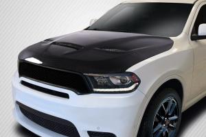 2011-2019 Dodge Durango Carbon Creations SRT Hellcat Look Hood - 1 Piece