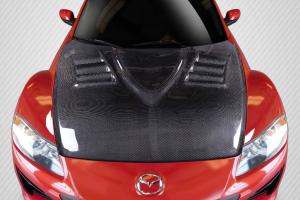 2004-2008 Mazda RX-8 Carbon Creations Vader Hood - 1 Piece