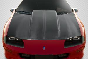 1993-1997 Chevrolet Camaro Carbon Creations Cowl Hood - 1 Piece