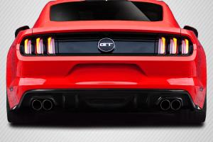 2015-2017 Ford Mustang Carbon Creations KT Style Rear Diffuser - 1 Piece