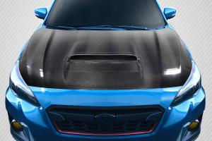 2018-2020 Subaru Crosstrek Carbon Creations STI Look Hood - 1 Piece