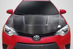 2014-2016 Toyota Corolla Carbon Creations Circuit Hood - 1 Piece