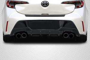 2019-2021 Toyota Corolla Hatchback Carbon Creations A Spec Rear Diffuser - 3 Piece
