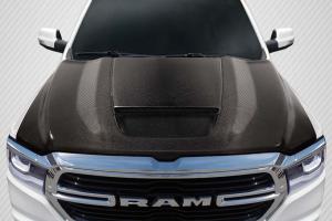 2019-2020 Dodge Ram 1500 Carbon Creations SRT Ram Air Hood - 1 Piece
