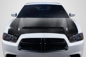 2011-2014 Dodge Charger Carbon Creations Demon Look Hood - 1 Piece