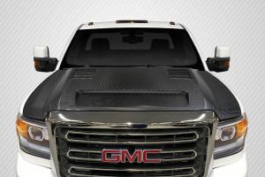 2016-2020 GMC Sierra 2500 3500 Heavy Duty Carbon Creations RKS Hood - 1 Piece