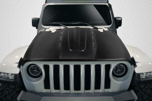 2019-2020 Jeep Wrangler JL Gladiator JT Carbon Creations Energy Hood - 1 Piece
