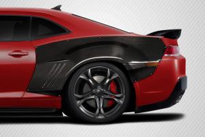 2010-2015 Chevrolet Camaro Carbon Creations RBS Wide Body Rear Fender Flares - 4 Piece