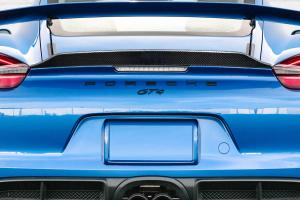 2014-2016 Porsche Cayman Carbon Creations GT4 Look Ducktail Rear Wing Spoiler - 1 Piece