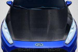 2014-2019 Ford Fiesta Carbon Creations OEM Look Hood - 1 Piece