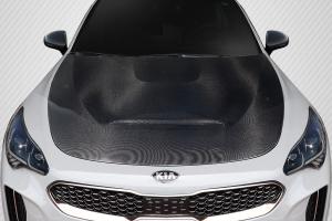 2018-2023 Kia Stinger Carbon Creations GTS Look Hood - 1 Piece