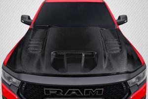 2021-2021 Ram 1500 Carbon Creations TRX Look Hood - 1 Piece
