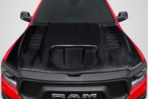 2019-2021 Dodge Ram 1500 Carbon Creations TRX Look Hood - 1 Piece