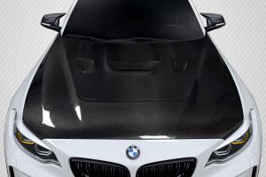 2014-2021 BMW 2 Series / 2016-2021 BMW M2 F22 F23 F87 Carbon Creations Power Dynamics Hood - 1 Piece