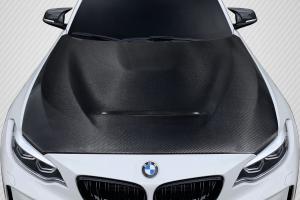 2014-2021 BMW 2 Series / 2016-2021 BMW M2 F22 F23 F87 Carbon Creations GTS Look Hood - 1 Piece