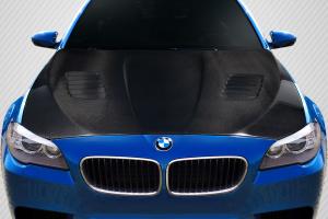 2011-2016 BMW 5 Series F10 4DR Carbon Creations Fusion Hood - 1 Piece