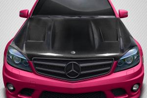 2008-2011 Mercedes C Class W204 Carbon Creations AMGT Hood - 1 Piece